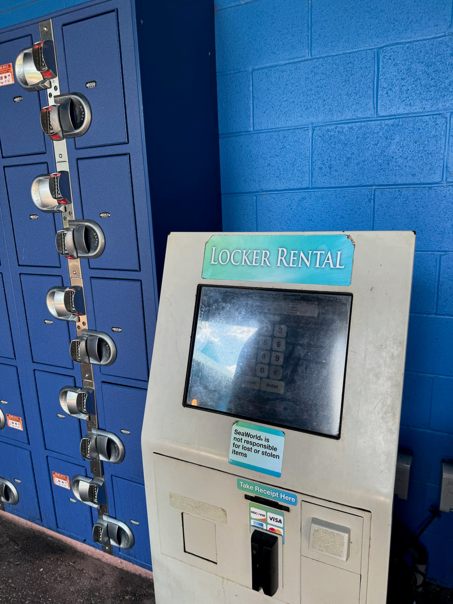SeaWorld Orlando's Locker Options Easily Explained