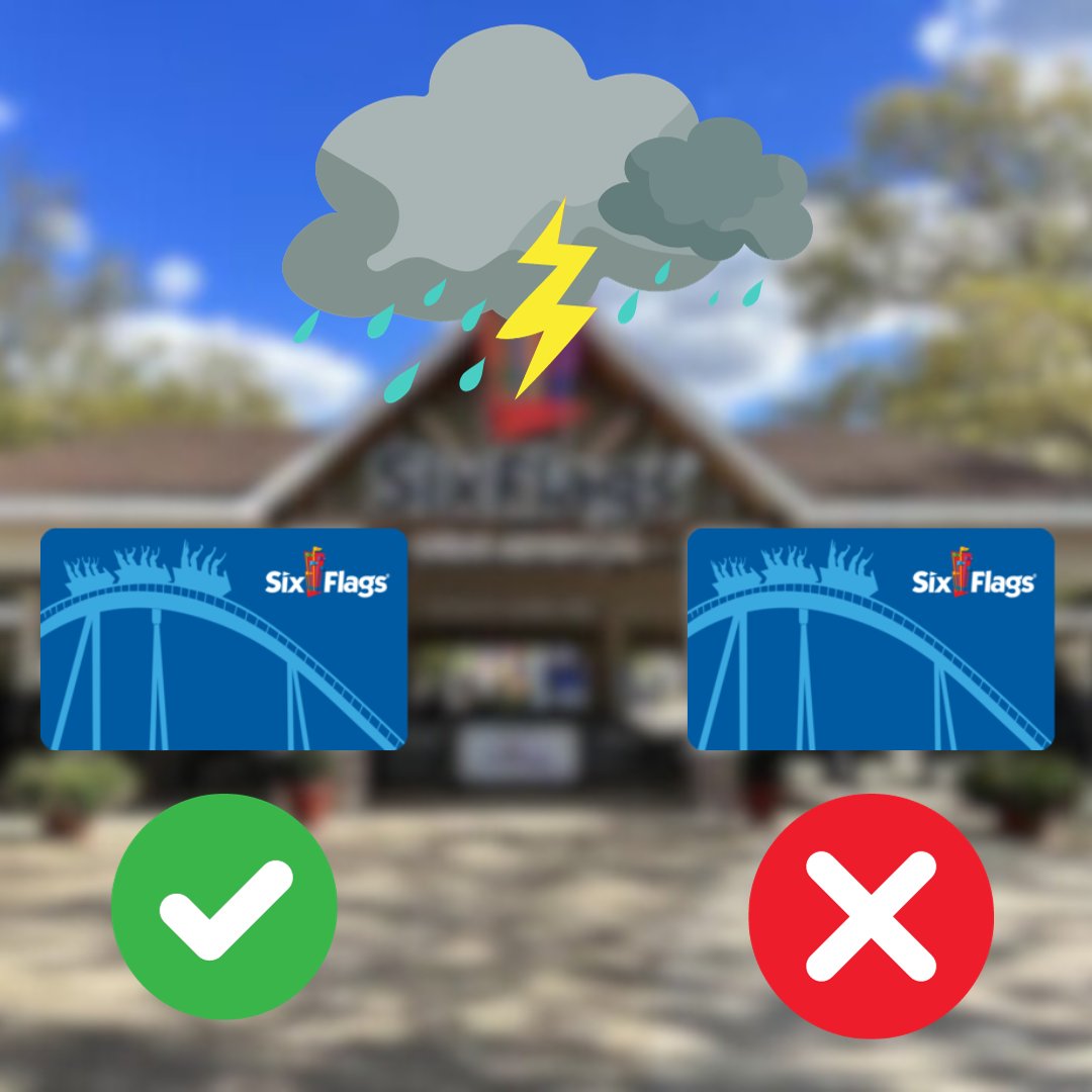 Does Six Flags Close When it Rains? Know Before You Go