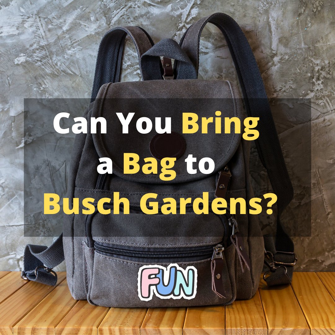 What is the busch gardens bag policy know before you go